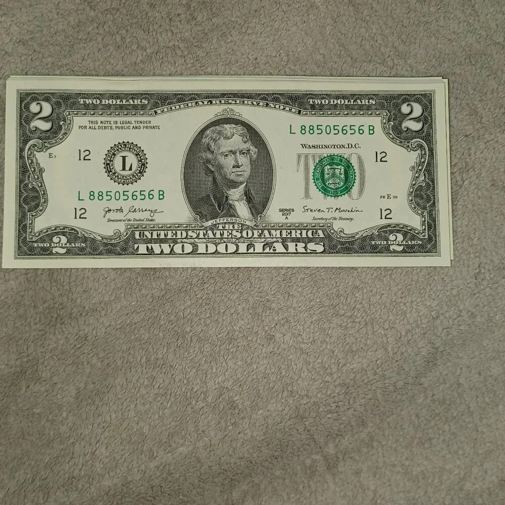 Sequential $2 bills 50 and all